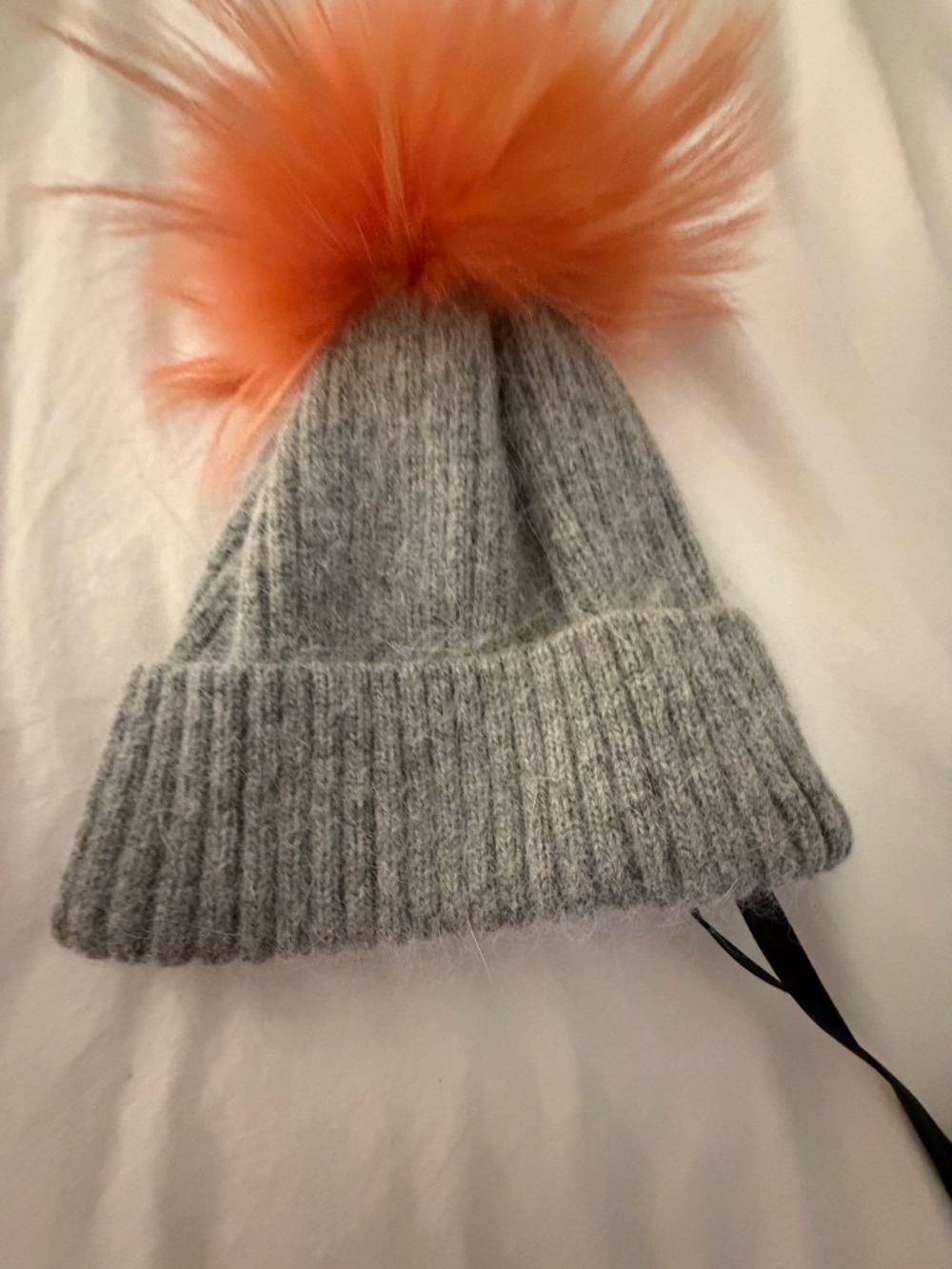 Linda Richard’s NY Dove Gray Angora/Wool Hat - new with tags